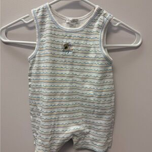 Kissy Kissy bear fishing romper